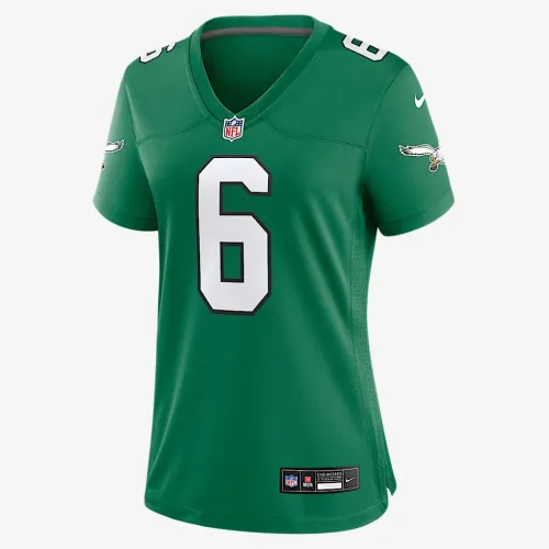 DeVonta Smith Philadelphia Eagles женская Nike NFL Game Football Jersey цвет зеленый