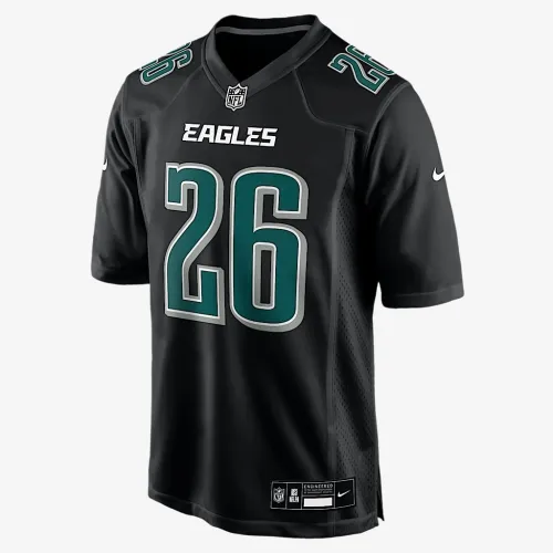 Saquon Barkley Philadelphia Eagles чоловічі Nike NFL Game Fashion Jersey колір чорний