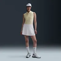 Nike Victory женская Dri-FIT Sleeveless Polo цвет коричневый