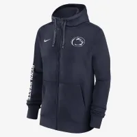 Penn State Nittany Lions Sideline Team Issue чоловічі Nike College Full-Zip Толстовка з капюшоном блакитний