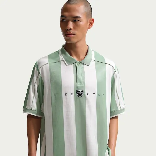 Nike Fairway Fresh мужские Dri-FIT Loose Short-Sleeve для гольфа Polo цвет зеленый