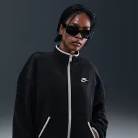 Nike Sportswear Club Fleece женская Loose Cozy Track Куртка цвет черный