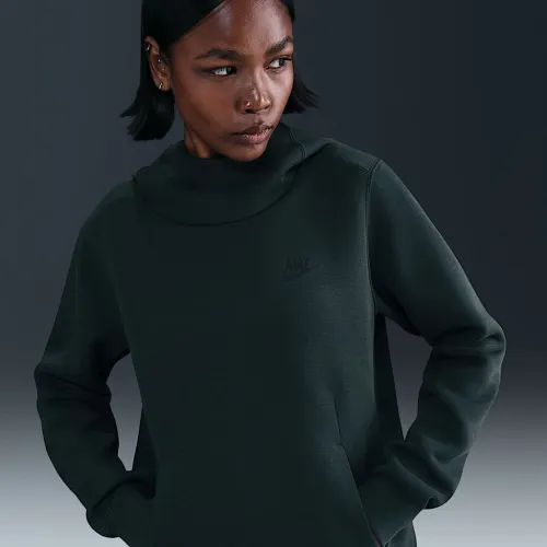 Nike Sportswear Tech Fleece женская Толстовка с капюшоном цвет зеленый