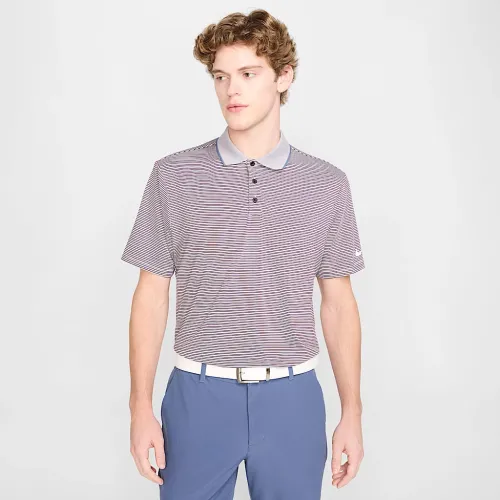 Nike Tour чоловічі Dri-FIT Striped для гольфу Polo колір фіолетовий