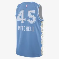 Donovan Mitchell Cleveland Cavaliers 2024/25 City Edition мужские Nike Dri-FIT NBA Swingman Jersey синий