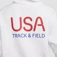 USA Phoenix Fleece женская Nike Full-Zip оверсайз Толстовка с капюшоном цвет коричневый