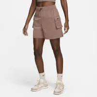 Nike Sportswear Essential женская Woven High-Rise шорты цвет фиолетовый