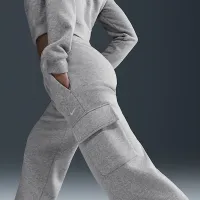 Nike Sportswear Phoenix Fleece жіноча Cargo Sweatpants колір сірий