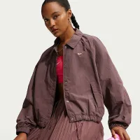 Nike Sportswear женская оверсайз Coaches Куртка цвет фиолетовый