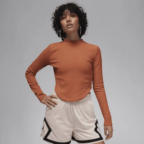Nike Jordan жіноча Long-Sleeve Knit Top Pink