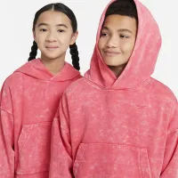 Nike Culture Of баскетбольні Big дитячі Fleece Pullover Толстовка з капюшоном Pink