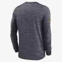 Pittsburgh Steelers Sideline Velocity чоловічі Nike Dri-FIT NFL Long-Sleeve футболка колір чорний