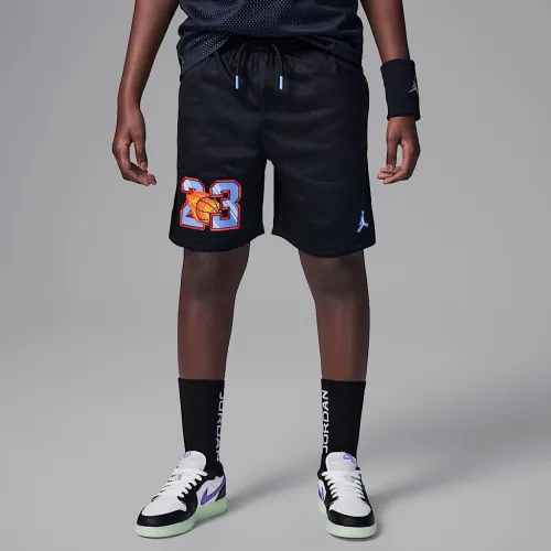 Nike Jordan Customized Air Big детские Flame шорты цвет черный