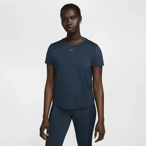 Nike One Classic жіноча Dri-FIT Short-Sleeve Top блакитний