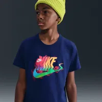 Nike Sportswear Big детские футболка синий