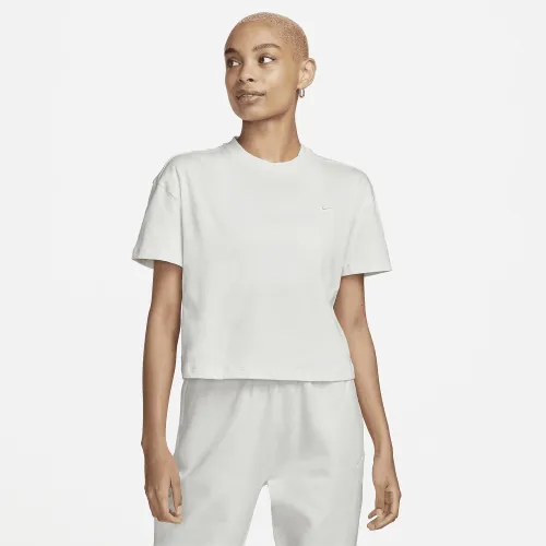 Nike Solo Swoosh жіноча футболка колір сірий