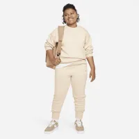 Nike Sportswear Club Fleece Big дитячі (Girls') оверсайз світшот (Extended Size) колір коричневий