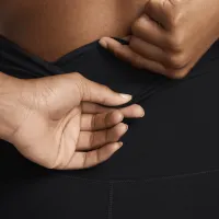 Nike (M) One жіноча З високою талією 7/8 лосіни з кишенями(Maternity) колір чорний
