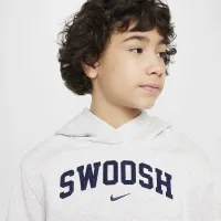 Nike Sportswear Club Fleece Big дитячі Толстовка з капюшоном колір коричневий
