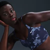 Nike Swim жіноча V-Neck Midkini блакитний