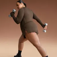 NikeSKIMS Airy жіноча Mini шорти колір коричневий