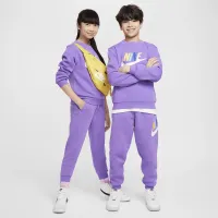 Nike Club Fleece Big дитячі Joggers колір фіолетовий