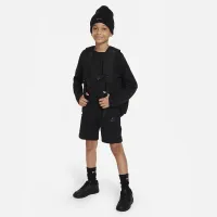 Nike Tech Fleece Big дитячі (для хлопчиків) шорти колір чорний