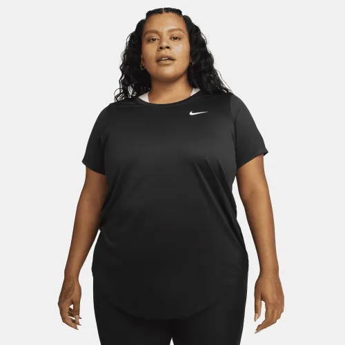 Nike Dri-FIT женская футболка (большие размеры) цвет черный