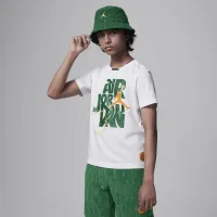 Nike Jordan Fuel Up, Cool Down Big детские Graphic футболка цвет белый