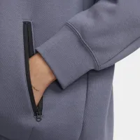 Nike Sportswear Tech Fleece жіноча оверсайз Full-Zip Толстовка з капюшоном Cape колір сірий