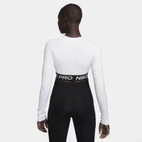 Nike Pro жіноча Dri-FIT Cropped Long-Sleeve Top колір білий