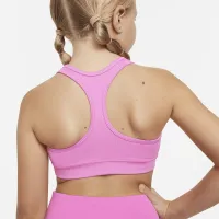 Nike Swoosh Big дитячі (Girls') Sports Bra Pink
