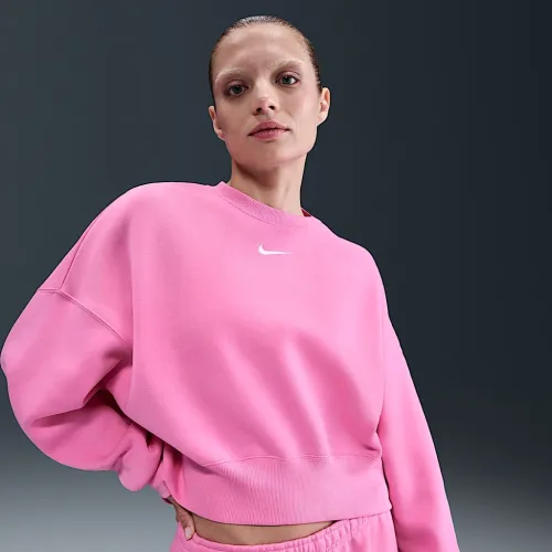 Nike Sportswear Phoenix Fleece жіноча Over-оверсайз Crew-Neck світшот Pink