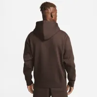 Nike Solo Swoosh мужские Fleece Pullover Толстовка с капюшоном цвет коричневый