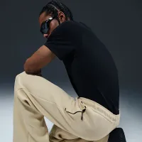 Nike Tech чоловічі Wide-Leg Fleece Pants колір коричневий
