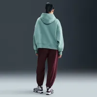 Nike Sportswear Phoenix Fleece женская Over-оверсайз Pullover Толстовка с капюшоном цвет зеленый