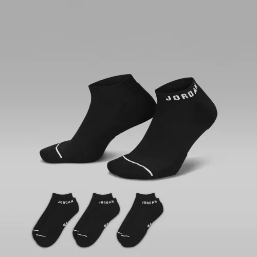 Nike Jordan Everyday No-Show носки (3 пары) цвет черный
