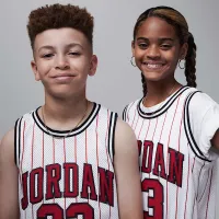 Nike Jordan23 Big детские Printed Jersey цвет белый