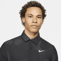 Nike Dri-FIT ADV Tour чоловічі Camo для гольфу Polo колір чорний