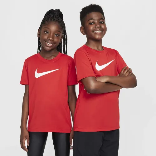 Nike Legend Big дитячі Dri-FIT футболка колір червоний