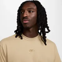 Nike Sportswear Premium Essentials мужские футболка цвет коричневый