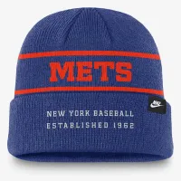 New York Mets Rewind Terra мужские Nike MLB Cuffed Beanie синий