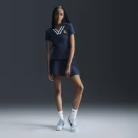 Nike Women by YOON женская Short-Sleeve Polo синий