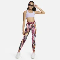 Nike Swoosh Big детские (Girls') Sports Bra цвет фиолетовый