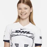 Pumas UNAM 2023/24 Stadium Home Big дитячі Nike Dri-FIT Soccer Jersey колір білий