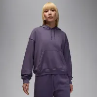 Nike Jordan Sport Crossover женская Dri-FIT Fleece Толстовка с капюшоном цвет фиолетовый