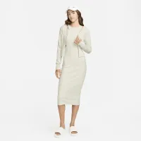 Nike Sportswear Chill Rib женская Slim Sleeveless Midi Костюм цвет коричневый
