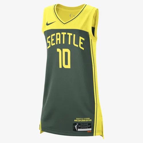 Seattle Storm Explorer Edition женская Nike Dri-FIT WNBA Victory Jersey цвет зеленый