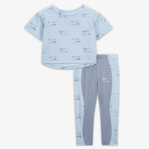 Nike Air Boxy Tee and лосіни комплект Baby (12-24M) комплект блакитний