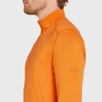 Футболка Icebreaker Merino 200 Oasis Long Sleeve Half Zip Thermal B0436701K1 - оранжевая